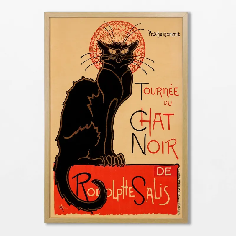Tournée du Chat noir en Multicolor - Láminas, Uruguay | La Cuadrería