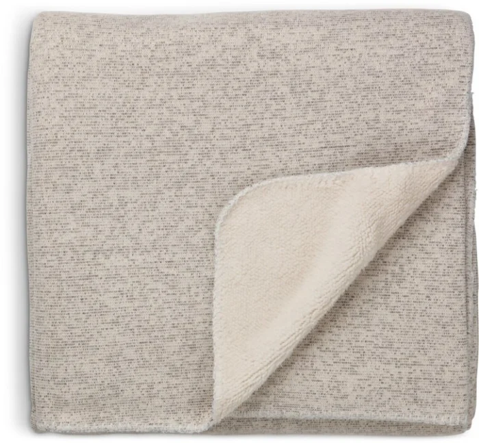 Manta throw GEDEBLAD 130x180 chenille gris/blanco en Beige - Textiles, Uruguay | JYSK