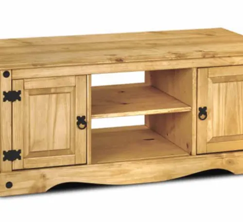 RACK  LINEA MEXICANA 2 PTAS 1 EST NATURAL MEX004NA - Muebles para TV, Uruguay | Rosas Hermanos