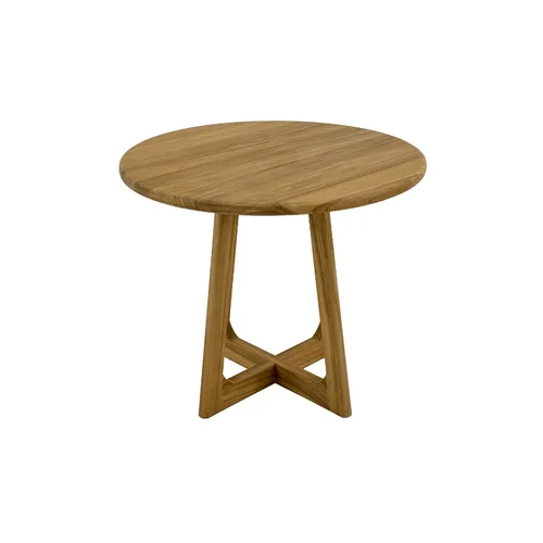 MESA REDONDA COMEDOR MANANTIALES TEKA en Madera natural - Mesas de comedor, Uruguay | Masinfinito Casa