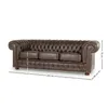 Sofá Chesterfield Novo - Cuero Advanced - 3 cuerpos - Havana en Marrón - Sillones y sofás, Uruguay | NYR, vista 6 de 6