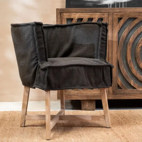 Butaca Berna - Negro en Negro - Butacas, banquetas y puffs, Uruguay | Aihaus