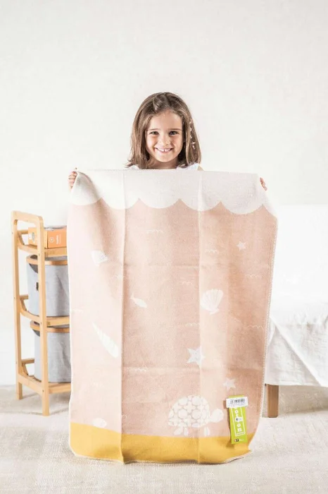 MANTA AUSTRIACA KIDS - SEA - ROSE en Rosa - Textiles, Uruguay | La Iberica