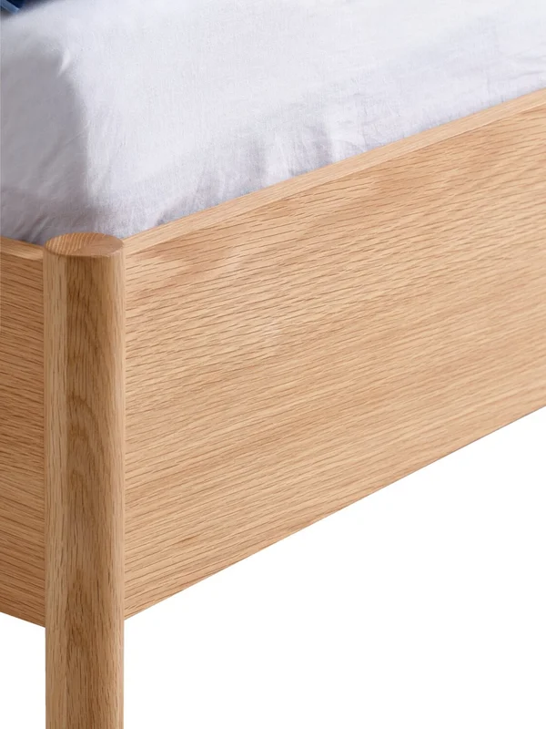 Estructura cama STUBBERUP Queen 160x200 roble en Madera natural - Dormitorio, Uruguay | JYSK, vista 3