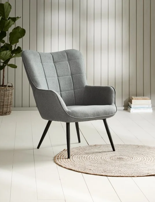 Sillón ULDUM gris/negro en Gris - Butacas, banquetas y puffs, Uruguay | JYSK