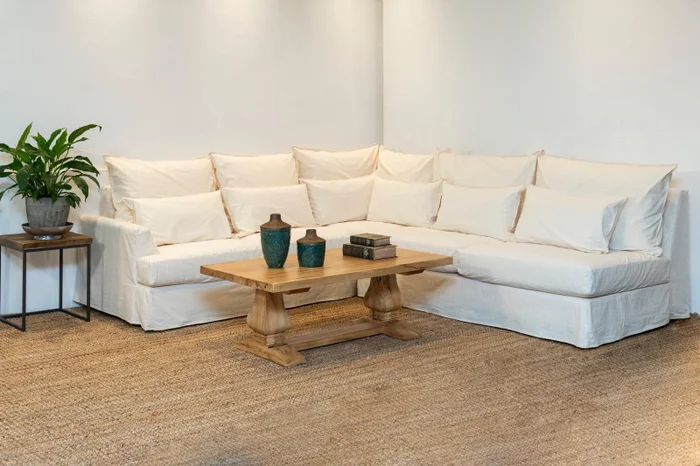 Sofá Esquinero Verona en Madera natural - Sillones y sofás, Uruguay | Marvic, vista 3