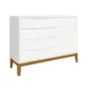 Cómoda Zapatera 4 Cajones 1 Puerta - Boom - Blanco en Blanco - Cómodas, Uruguay | Rústico Hogar, vista 1 de 3