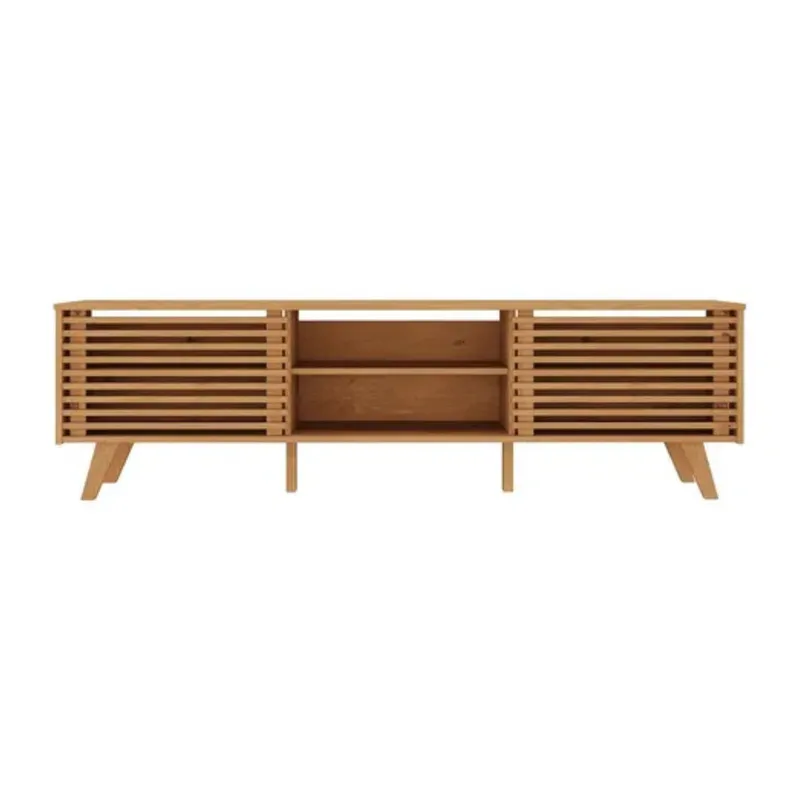 Rack Grecia 175 cm - Madera de Pino Natural - Muebles para TV, Uruguay | Berna home