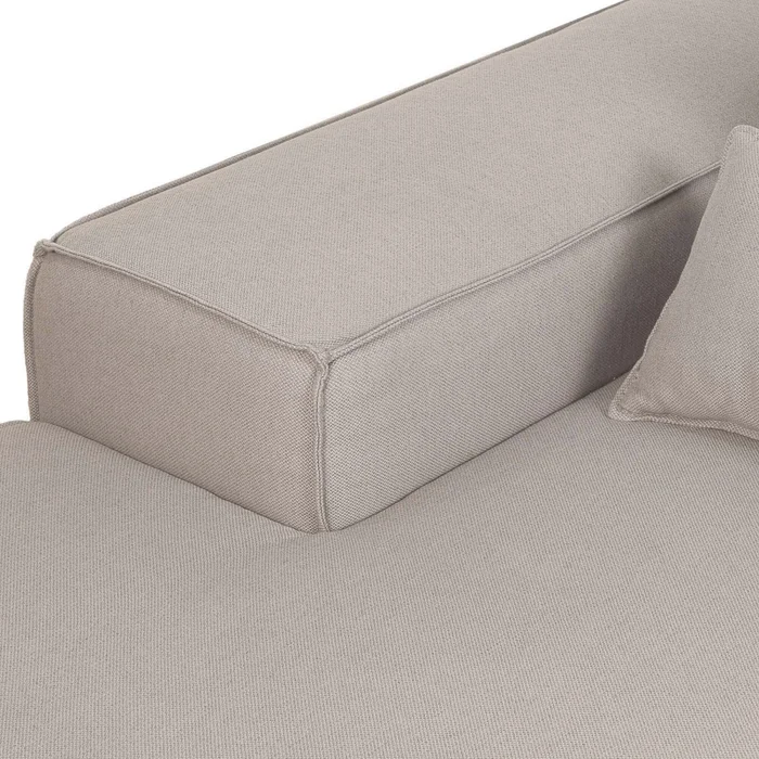 Sofá Kai 1 Cuerpo Tela Gris Modular Chaise Con Brazo Izquierdo en Gris - Sillones y sofás, Uruguay | Divino, vista 4