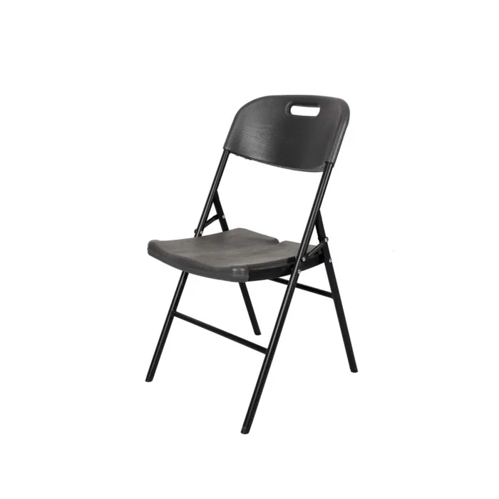 Silla Plegable Polietileno-alta-densidad Negro Aveo en Negro - Muebles para el exterior, Uruguay | Divino, vista 2