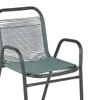 Silla de Jardín Simil Rattan - Verde en Verde - Muebles para el exterior, Uruguay | Rústico Hogar, vista 3 de 3