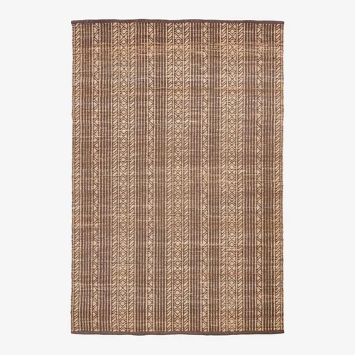 Alfombra Sinta de yute jacqard marrón 200 x 300 cm en Marrón - Textiles, Uruguay | Kavehome