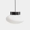 Lámpara de techo Idela de cristal ahumado y mármol negro Ø26 cm en Negro - Lámparas colgantes, Uruguay | Kavehome, vista 1 de 4