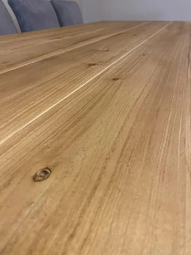 Juego Comedor Industrial 220x1 - 10 Sillas De Vestir - Ozark A Eleccion en Madera natural - Mesas de comedor, Uruguay | Ozark Home, vista 4