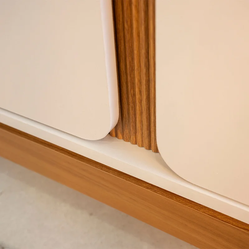 Rack para TV Istambul 200cm Patas en madera maciza en Beige - Muebles para TV, Uruguay | Balton, vista 9