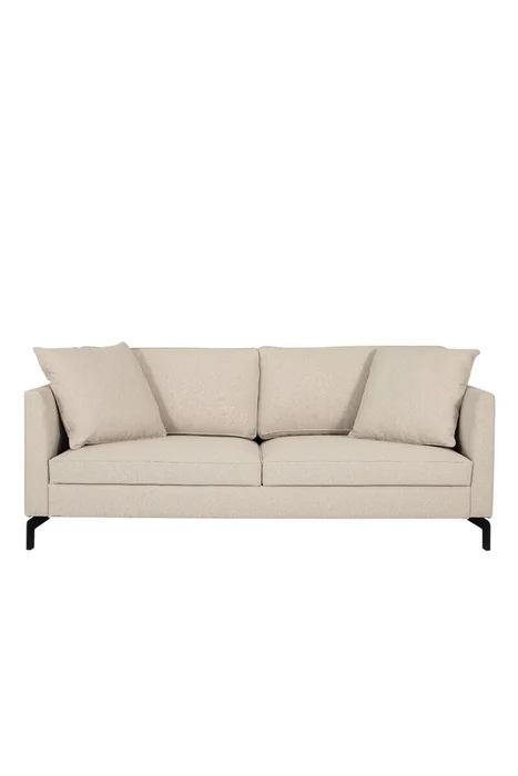 SOFA JOHNNY 180X90X92CM TELA GRIS CLARO - Sillones y sofás, Uruguay | Vinibel