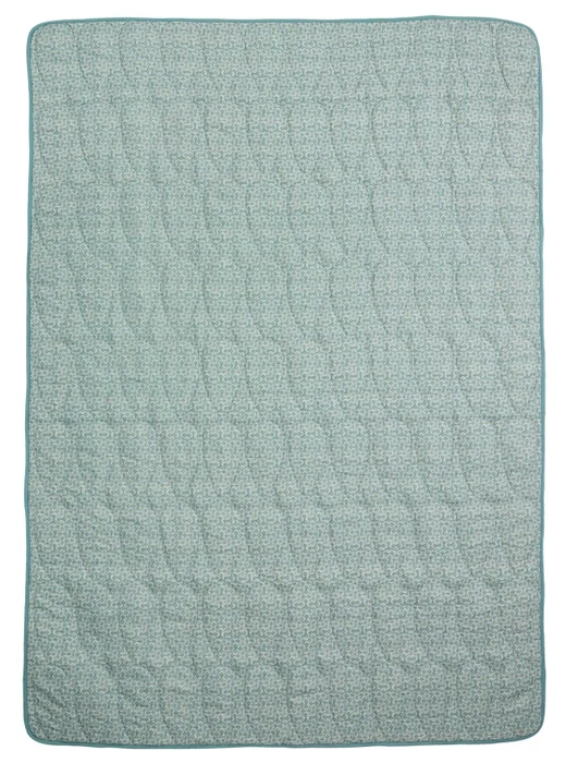Manta acolchada KAMILLE 140x200 bl/petroleo en Azul - Textiles, Uruguay | JYSK, vista 3