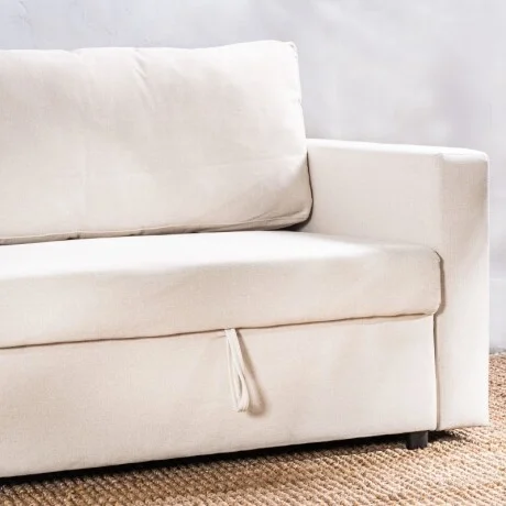 Sillón Cama Kirsten 3 Cuerpos - Beige en Beige - Sillones y sofás, Uruguay | Aihaus, vista 2