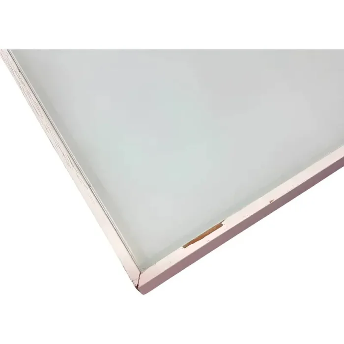 Mesa de centro con tapa de vidrio - PRODUCTO CON DETALLES - en Blanco - Mesas de living, Uruguay | Champagne Home, vista 2