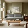 SOFA 3 CUERPOS - TAPIZADO TELA GRIS OSCURO - PATA ALUMINIO en Gris - Sillones y sofás, Uruguay | Champagne Home, vista 1 de 4