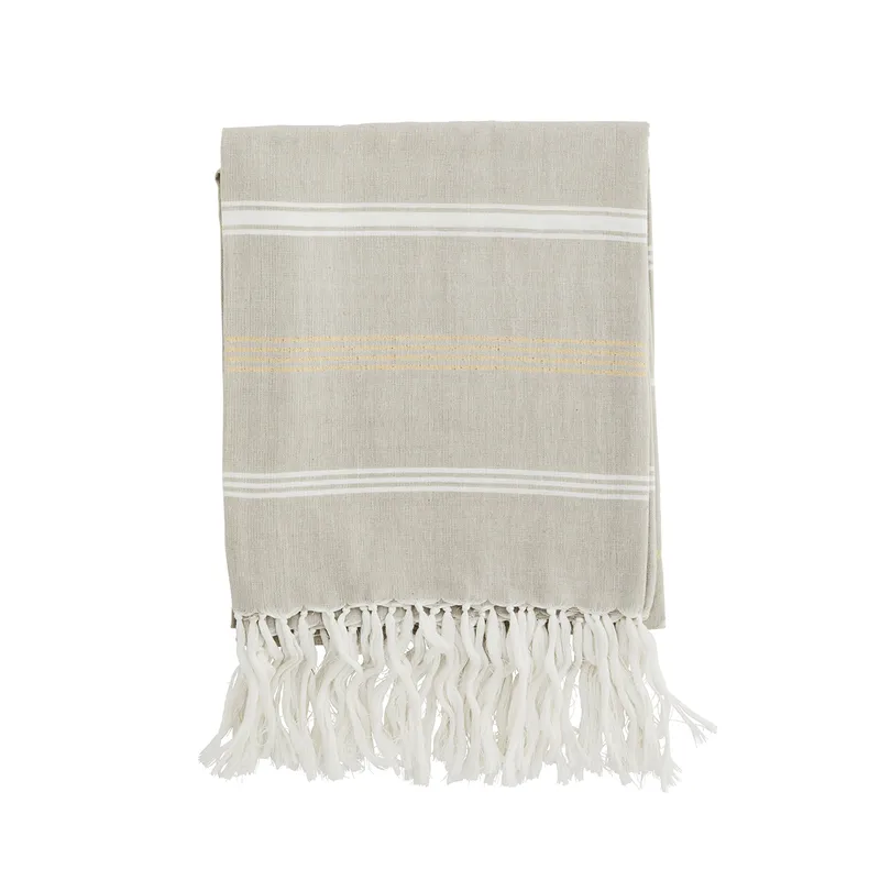 Toalla Beige White & Gold en Beige - Textiles, Uruguay | De Arcos