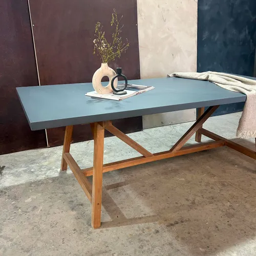 Mesa comedor HERCULES en Gris - Mesas de comedor, Uruguay | Soy Mezcla