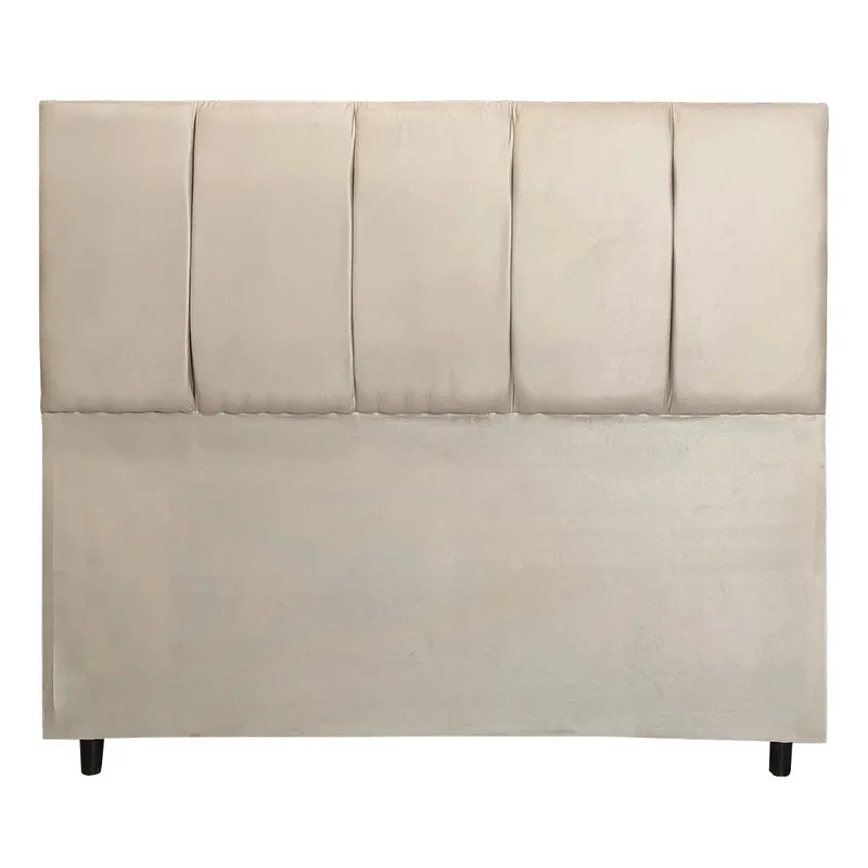 Respaldo Cabecera Queen Gold - Tela Lino en Beige - Respaldos de cama, Uruguay | Delta Center