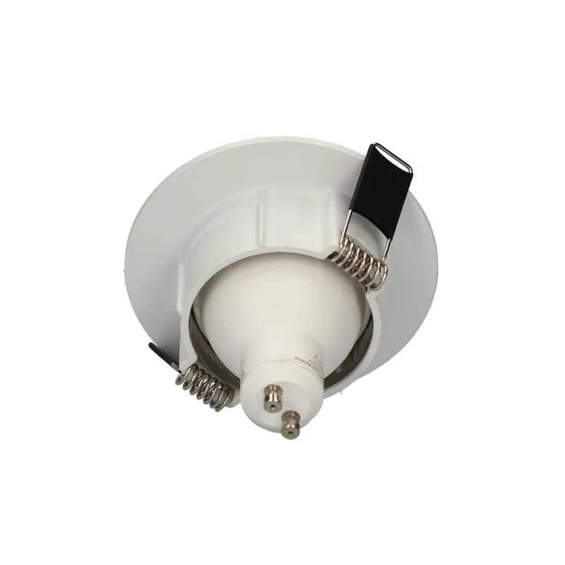Aro Empotrable Fijo Redondo Blanco Mate Montana en Blanco - Lámparas colgantes, Uruguay | Serlux, vista 3