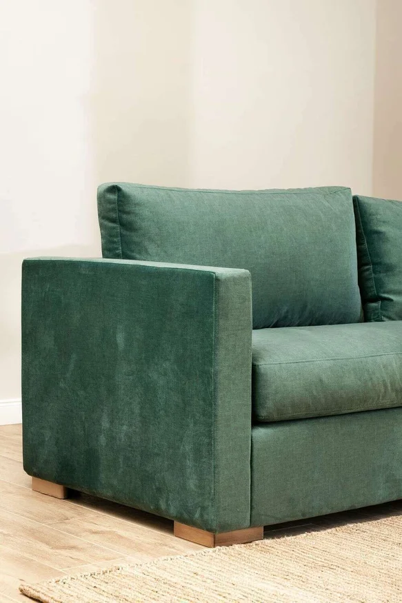 SILLON BARBADOS - TERCIOPELO ANTIMANCHAS en Verde - Sillones y sofás, Uruguay | La Iberica, vista 2