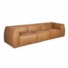 Sofá 4 Cuerpos Cuero Marron Tufa Camel en Beige - Sillones y sofás, Uruguay | Divino, vista 2 de 6