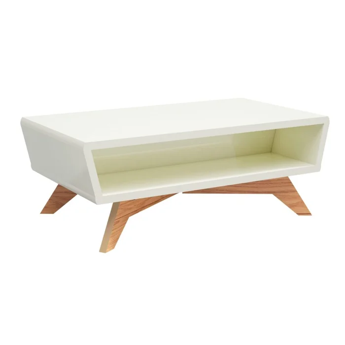 Mesa Ratona Virginia en Blanco - Mesas de arrimo, Uruguay | Casa Brava, vista 3