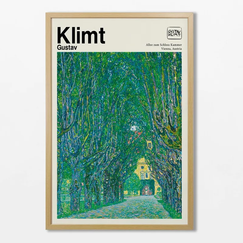 Gustav Klimt - Allee zum Schloss Kammer en Multicolor - Láminas, Uruguay | La Cuadrería
