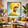 CUADRO LED SUN HAT WOMAN Amarillo  - Decoración, Uruguay | Viasono, vista 1 de 3