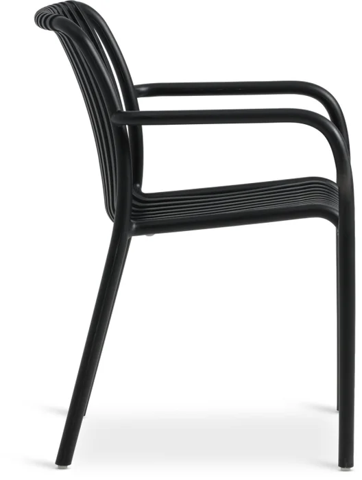 Silla apilable NABBEN negro en Negro - Muebles para el exterior, Uruguay | JYSK, vista 3
