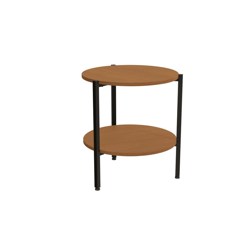 MESA ESQUINERA LINEA INDUSTRIAL HIERRO en Madera natural - Mesas de living, Uruguay | Balton, vista 11