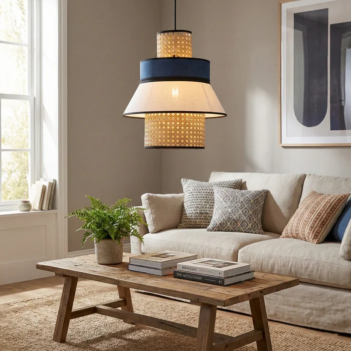 Colgante Chroma Quad Navy en Multicolor - Lámparas colgantes, Uruguay | La Perla, vista 2
