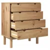 Comoda 4 C Mel/Gris Linea Nordica en Madera Maciza - Cómodas, Uruguay | Que Sal Muebleria, vista 14 de 16