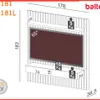 Panel TV con Listones Lara 180CM - 100% MDF - Muebles para TV, Uruguay | Balton, vista 5 de 8