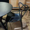 Juego de Comedor Mesa Louvre Redonda Negra 90cm + Sillas Negras Allegra - Sillas, Uruguay | Berna home, vista 4 de 6