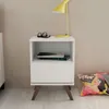 Mesa De Luz Linea Retro Living Dormitorio 1 Cajon Ng Rt3019 en Negro - Butacas, banquetas y puffs, Uruguay | Soy Hogar, vista 9 de 12