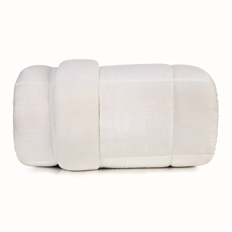 Acolchado Queen - Toque pluma Parallelo 2,60m x 2,40m en Blanco - Textiles, Uruguay | Decohogar