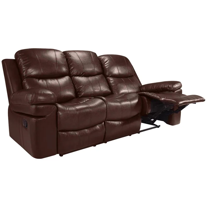 Sillón Reclinable 3 Cuerpos Pu Marron Mr2138 Choc. en CHOC. - Sillones y sofás, Uruguay | Divino, vista 3