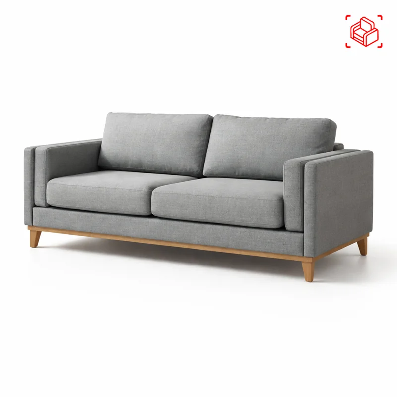 Sillón 3 Cuerpos Tela-premium Gris Luxor Premium Easy Clean Gris Osc en Gris - Sillones y sofás, Uruguay | Divino, vista 7