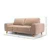 Sofá Sander - Tela Aquaclean - 2 cuerpos - A fabricar en Patrón - Sillones y sofás, Uruguay | NYR, vista 3 de 3