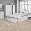 Estructura cama LIMFJORDEN 140x190 3 cajonesblanco en Blanco - Dormitorio, Uruguay | JYSK, vista 1 de 3