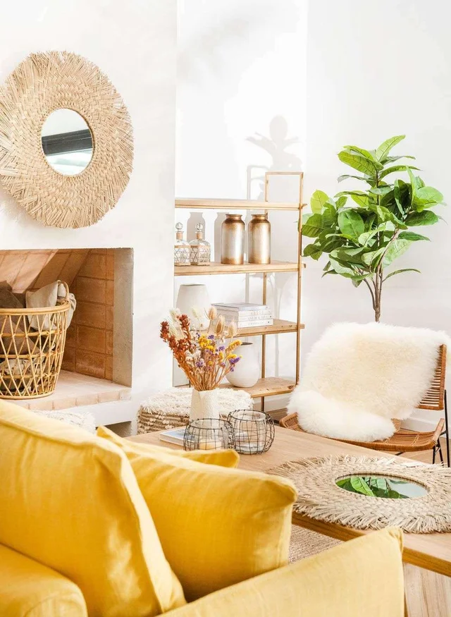 SILLON JOAQUINA - LINO ANTIMANCHAS MAIZ en Amarillo - Sillones y sofás, Uruguay | La Iberica, vista 2
