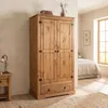 Ropero 2 puertas 1 Cajón Madera - Linea Mexicana - Nogal, Uruguay | Rústico Hogar, vista 1 de 5