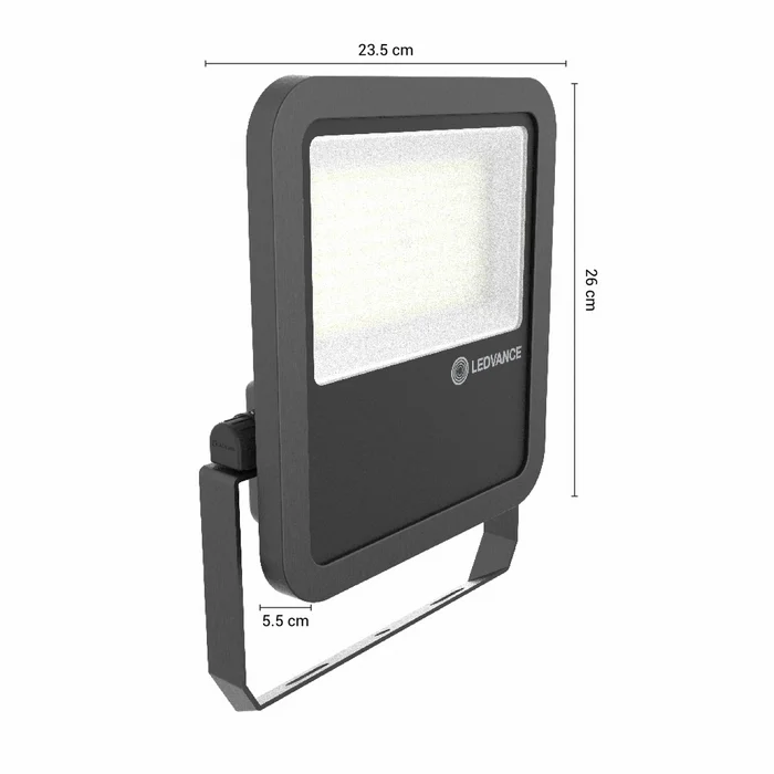 Proyector LED LEDVANCE OSRAM 80W Luz Fría en Negro - Lámparas colgantes, Uruguay | Serlux, vista 5
