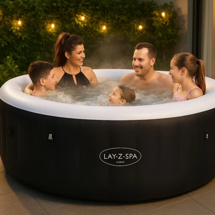 Jacuzzi Inflable Bestway Lay Z Spa Miami en Negro - Muebles para el exterior, Uruguay | La Cueva Muebles