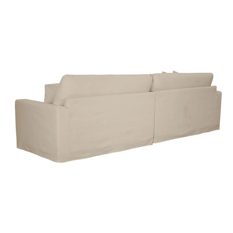 Sofá 4 Cuerpos Tela Natural-beige Marbella Beige en Beige - Sillones y sofás, Uruguay | Divino, vista 5